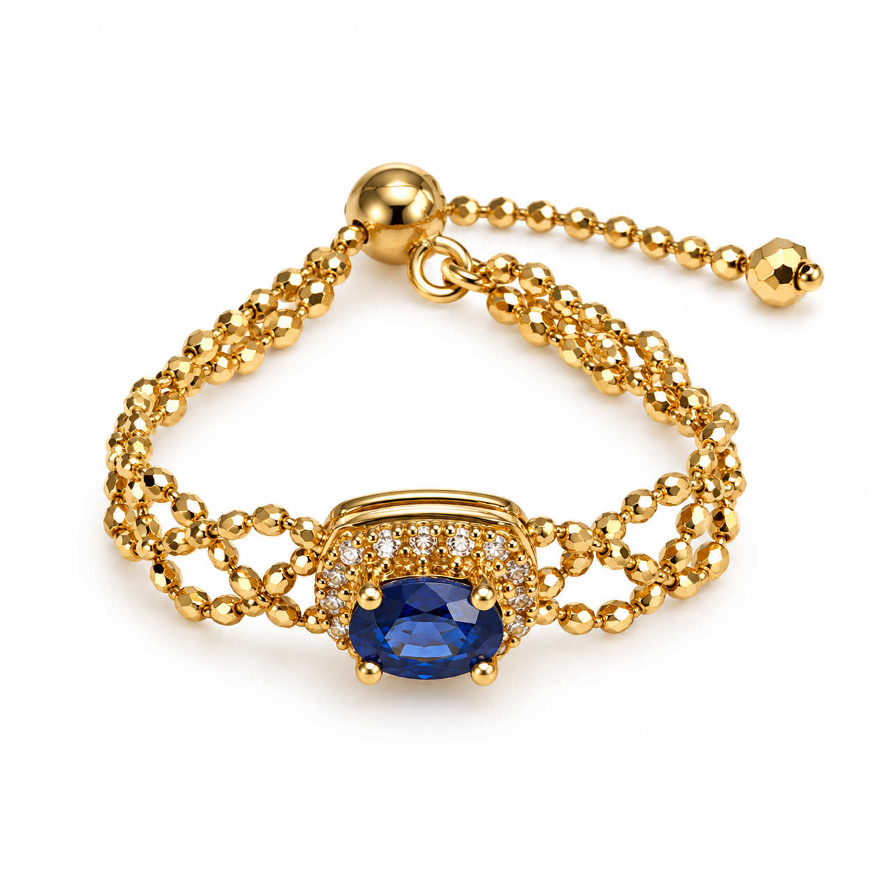 Ruby diamond chain ring